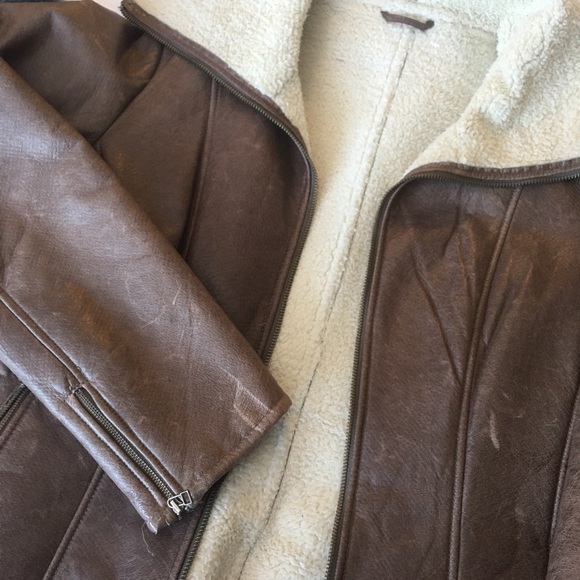 Danier Leather Sherpa lined jacket - Picture 1 of 5